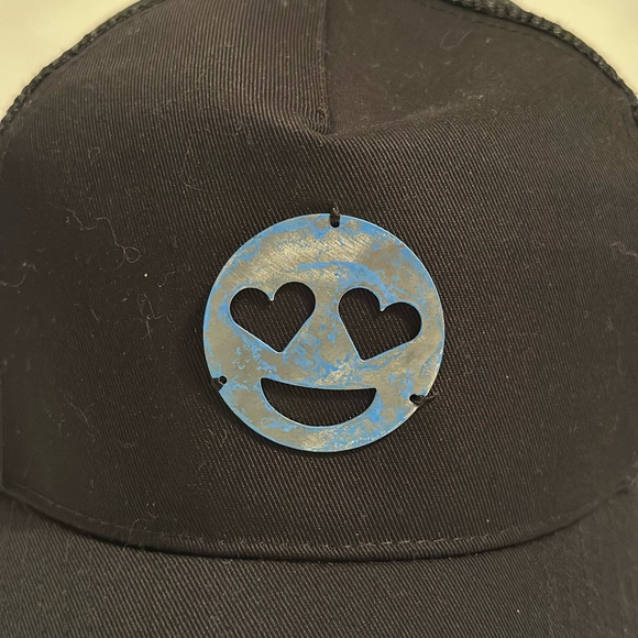 Nick Moss Artist American Born 1985 Heart Eyes Ballcap HatMen’s One Size Mesh